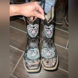 Girls roper boots